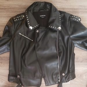 Bebe Bummer Leather Jacket